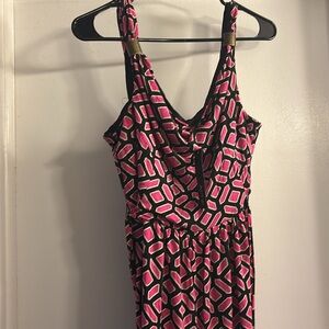 NWT Apt 9 bright pink and black XL dress